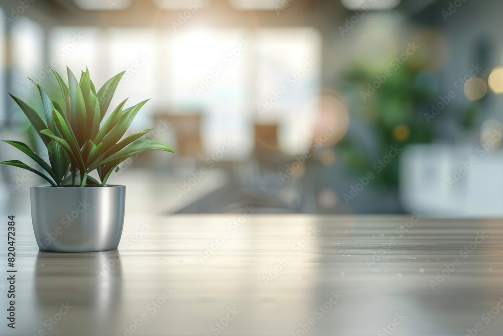 An office desk top with blurred background of office. Good for background An office desk top with blurred background of office. Good for background