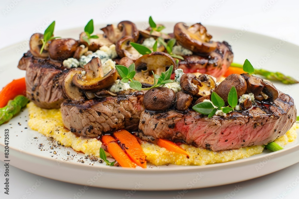 Delicious Carpetbagger Steaks with Red Wine and Herb Dressing Delicious Carpetbagger Steaks with Red Wine and Herb Dressing