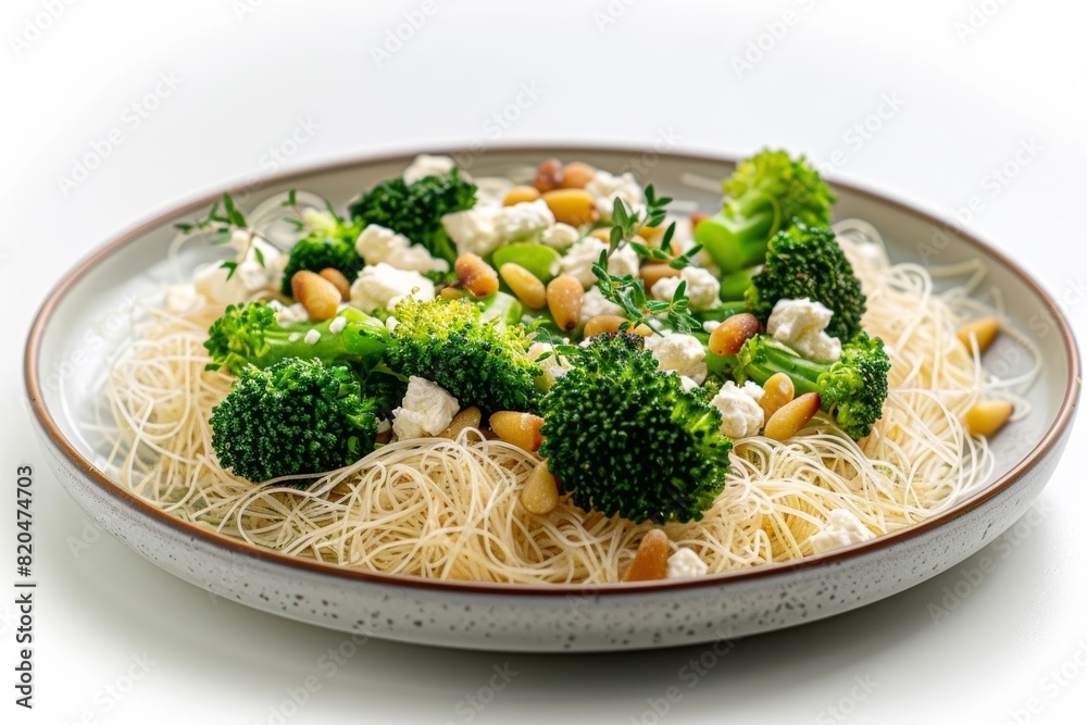 Delicious Angel Hair Pasta with Creamy Goat Cheese and Pine Nuts Delicious Angel Hair Pasta with Creamy Goat Cheese and Pine Nuts