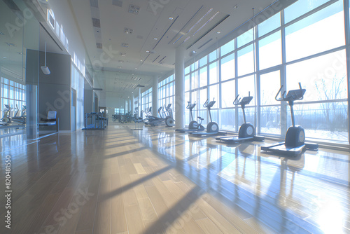 Bask in Natural Light While Working Out in This Modern, High-Tech Fitness Center photo