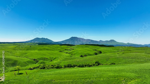 高原の風景 空撮