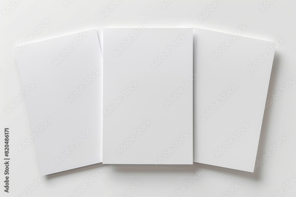 Paper Mockup on Isolated Background created with Generative AI Paper Mockup on Isolated Background created with Generative AI