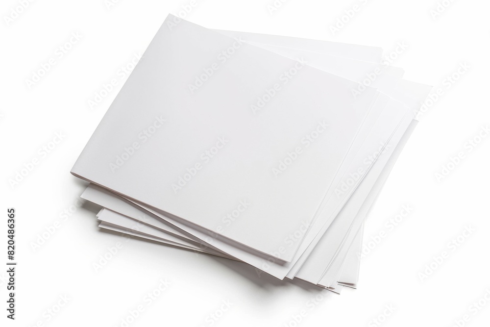 Paper Mockup on Isolated Background created with Generative AI Paper Mockup on Isolated Background created with Generative AI