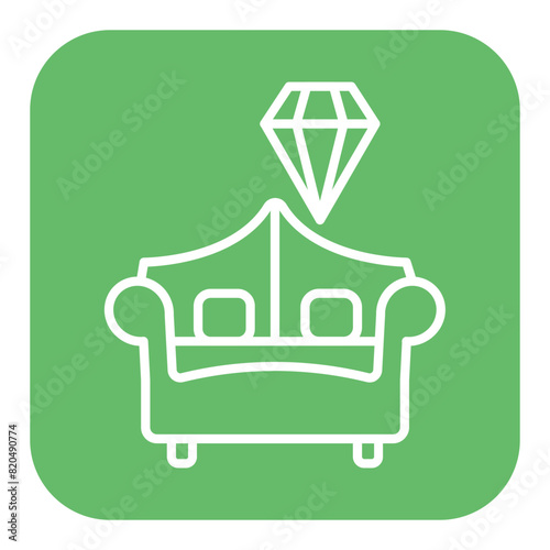 Luxury vector icon. Can be used for Comfort iconset.