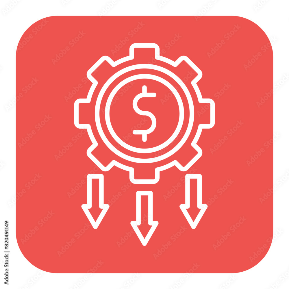 Low Startup Cost vector icon. Can be used for Home Based Business iconset. Low Startup Cost vector icon. Can be used for Home Based Business iconset.