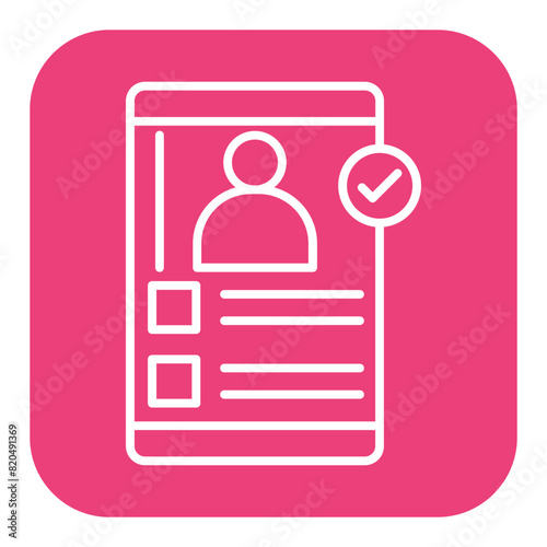 Task Organization App vector icon. Can be used for Home Based Business iconset.