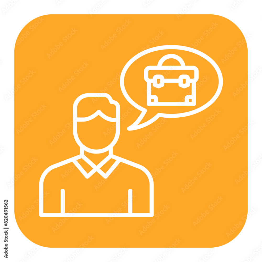 Dream Job vector icon. Can be used for Job Search iconset. Dream Job vector icon. Can be used for Job Search iconset.