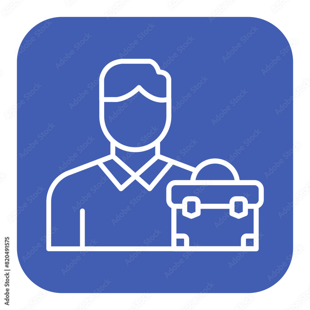Employment vector icon. Can be used for Job Search iconset.