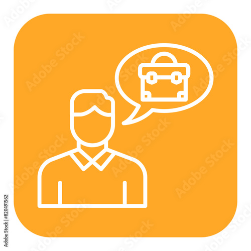Dream Job vector icon. Can be used for Job Search iconset.