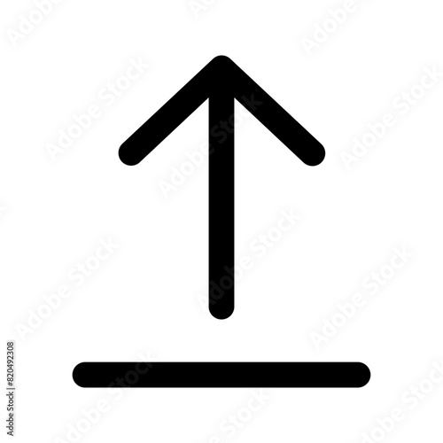 upload glyph icon