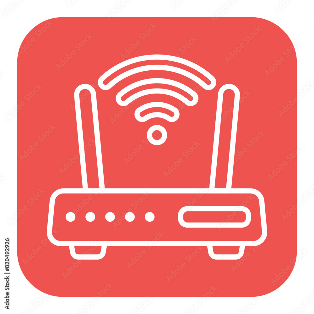 Modem vector icon. Can be used for Communication and Media iconset. Modem vector icon. Can be used for Communication and Media iconset.