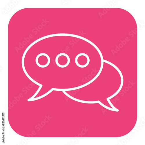 Messaging vector icon. Can be used for Communication and Media iconset.