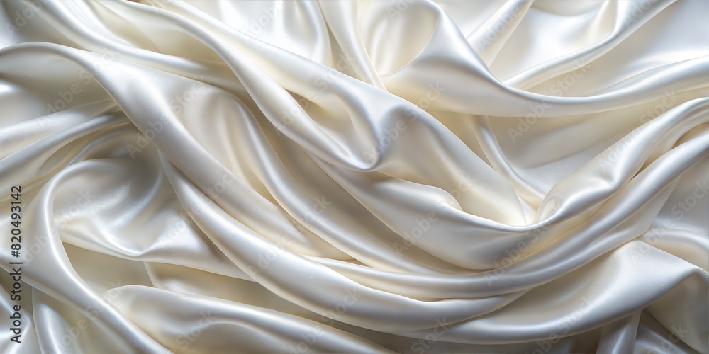 Obraz premium white silk texture of luxurious satin for an abstract background