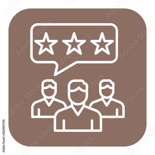 Group Feedback vector icon. Can be used for Customer Feedback iconset.