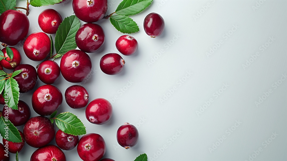Cranberry isolated on white background with clipping path, berry collection, fresh falling cranberries with leaves. Cranberry with leaf isolated on white background closeup macro. Cranberry isolated. Cranberry isolated on white background with clipping path, berry collection, fresh falling cranberries with leaves. Cranberry with leaf isolated on white background closeup macro. Cranberry isolated.