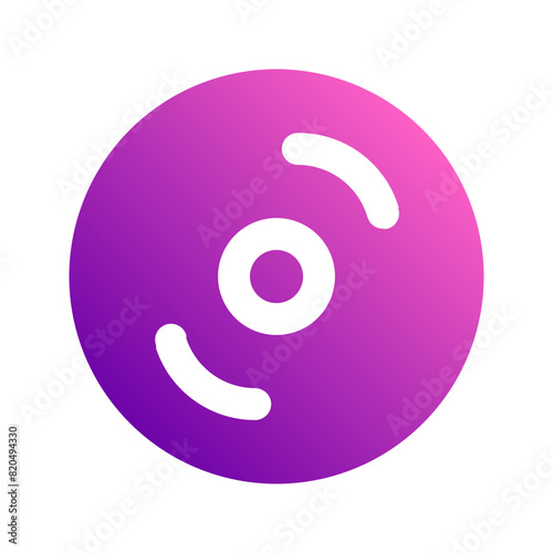 disk gradient icon