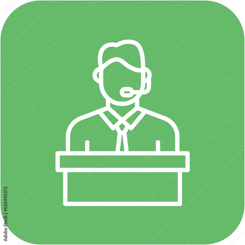 Host vector icon. Can be used for Diversity iconset. Host vector icon. Can be used for Diversity iconset.