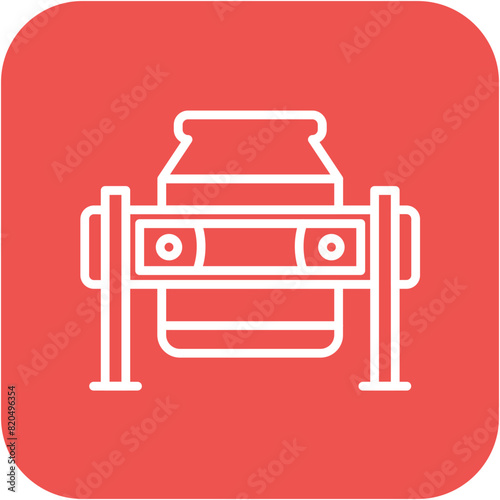 Oxygen Furnance vector icon. Can be used for Mettalurgy iconset.