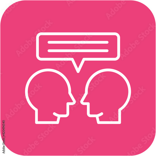 Consultation Session vector icon. Can be used for Psychology iconset.