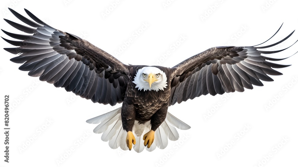 Majestic Bald Eagle in Flight: A Symbol of Freedom and Power Majestic Bald Eagle in Flight: A Symbol of Freedom and Power