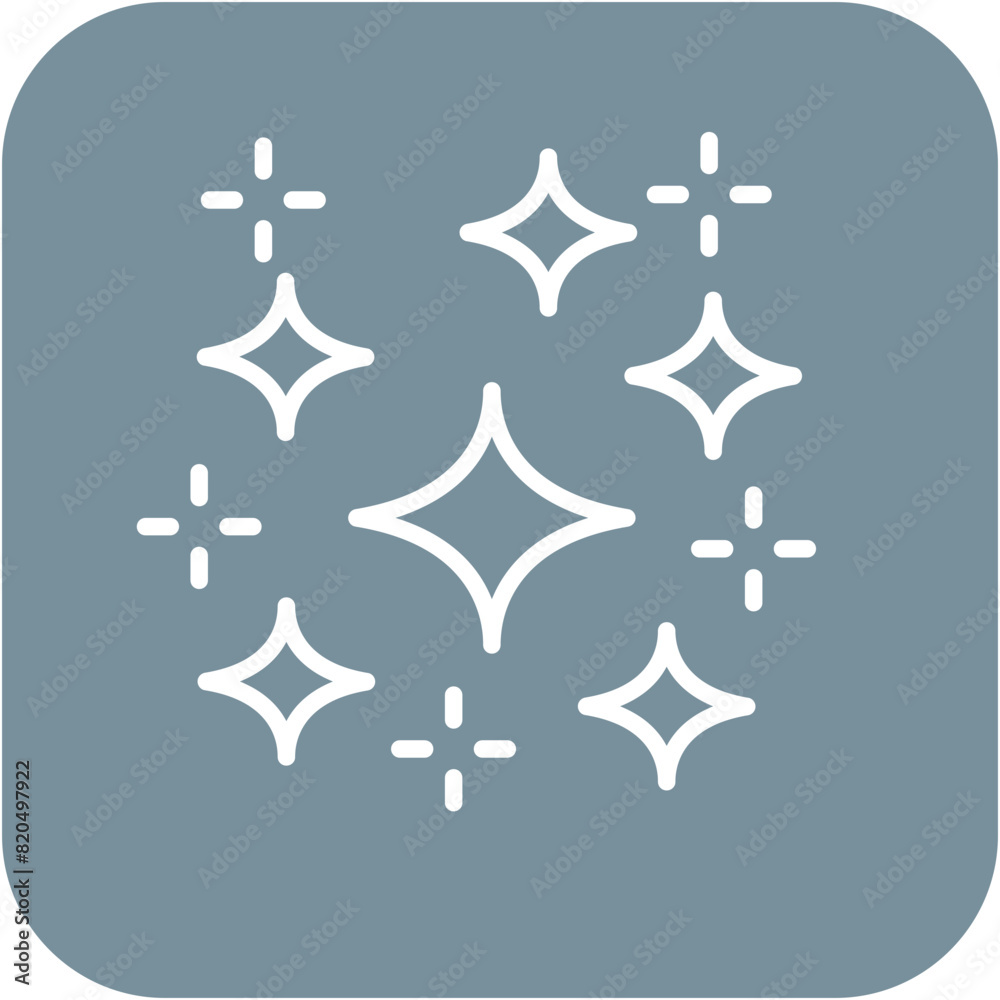 Glowing Star vector icon. Can be used for Carnival iconset.