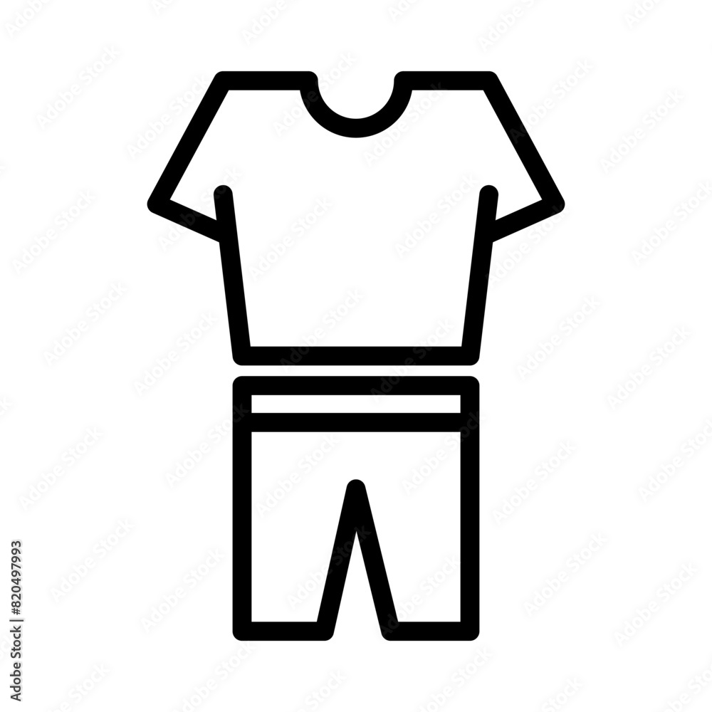 Fashion icon or logo illustration outline black style Fashion icon or logo illustration outline black style