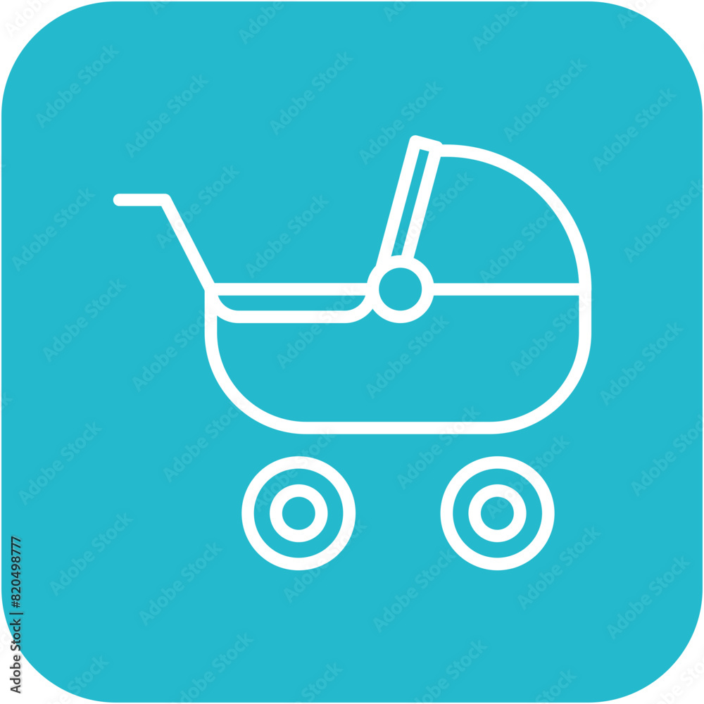 Pram vector icon. Can be used for Child Adoption iconset. Pram vector icon. Can be used for Child Adoption iconset.