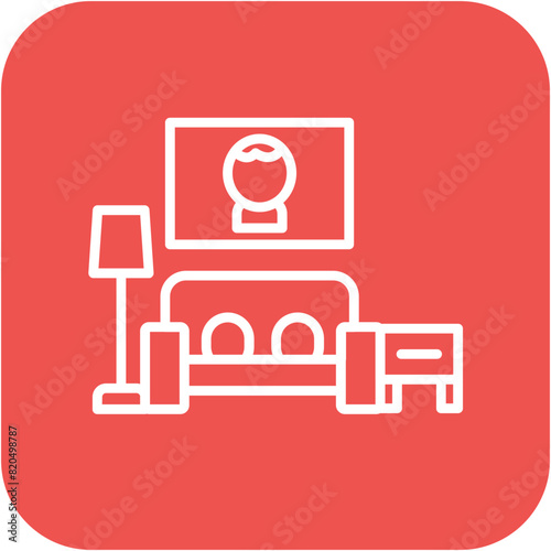 Family Room vector icon. Can be used for Child Adoption iconset.