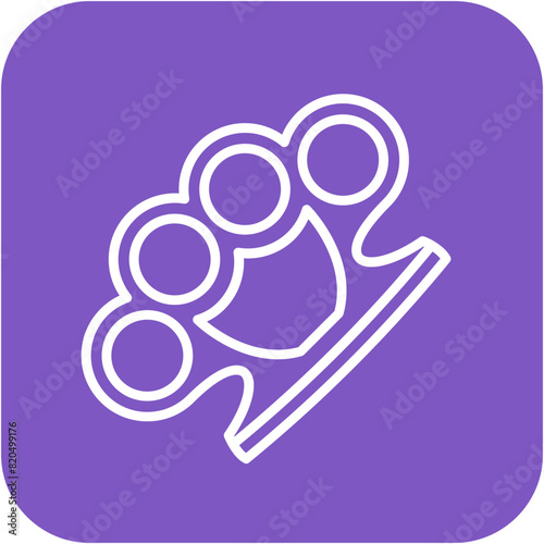 Knuckle vector icon. Can be used for Shooting iconset.