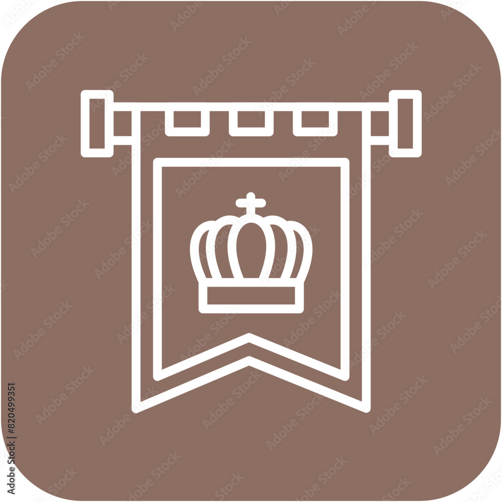 Kigndom vector icon. Can be used for Fairytale iconset. Kigndom vector icon. Can be used for Fairytale iconset.