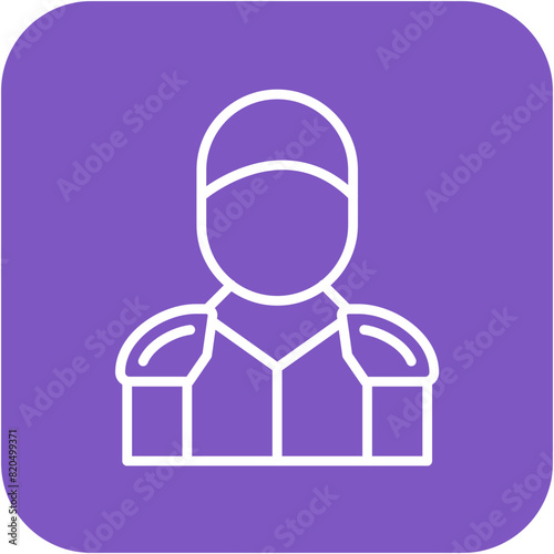 Man vector icon. Can be used for Fairytale iconset.