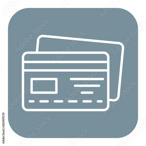 Credit Card vector icon. Can be used for Crisis Mangement iconset.