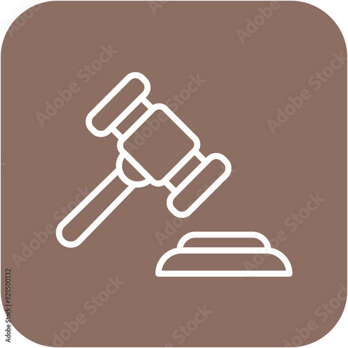 Auction vector icon. Can be used for Compliance And Regulation iconset.