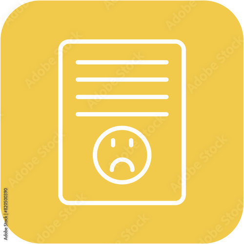 Complaint vector icon. Can be used for Compliance And Regulation iconset.