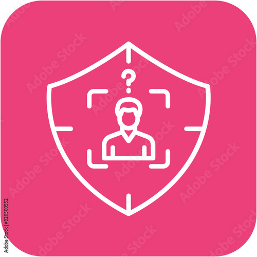 Pseudonymisation vector icon. Can be used for Compliance And Regulation iconset.