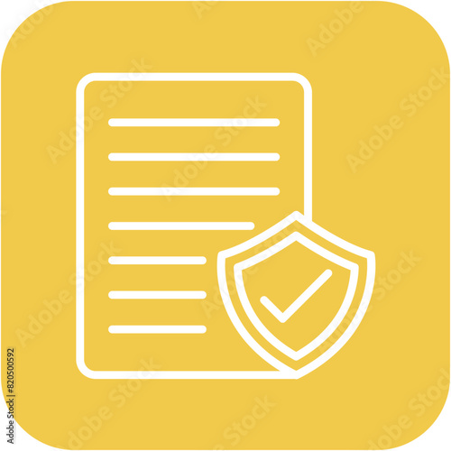Privacy Policy vector icon. Can be used for Compliance And Regulation iconset.