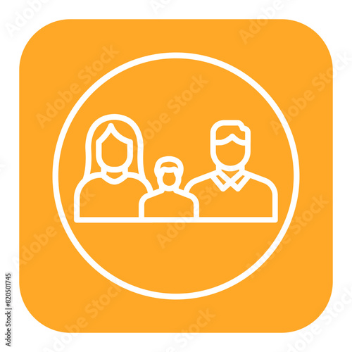 Family vector icon. Can be used for Human Rights iconset.