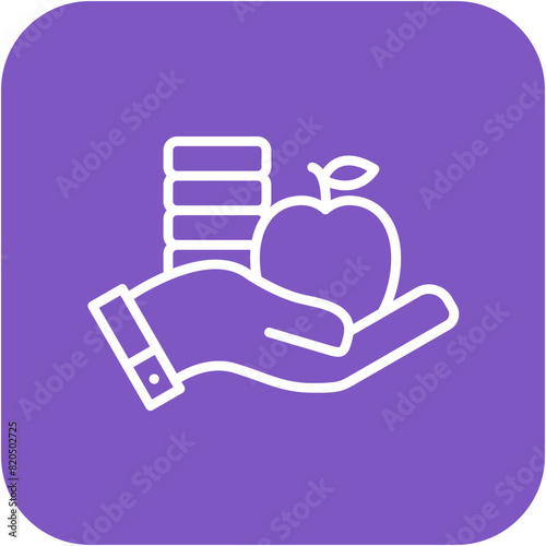 Altruism vector icon. Can be used for Core Values iconset.