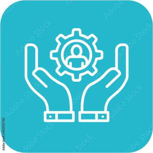 Stewardship vector icon. Can be used for Core Values iconset.