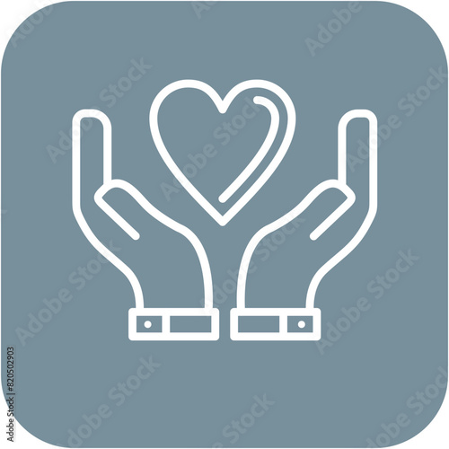 Respect vector icon. Can be used for Core Values iconset.