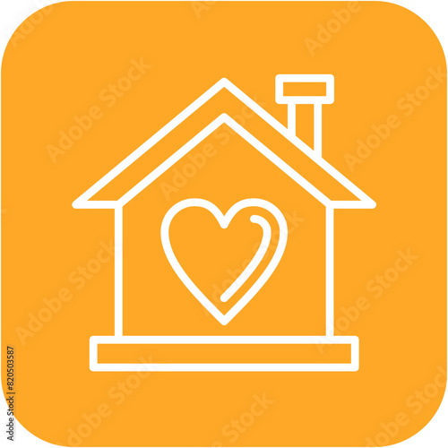 Shelter vector icon. Can be used for Charity iconset.