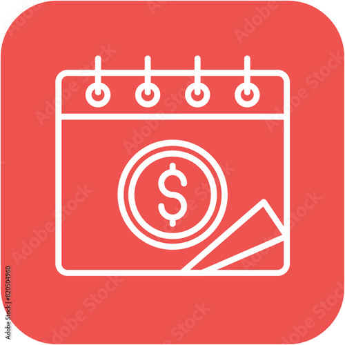 Installment Plan vector icon. Can be used for Loan iconset.