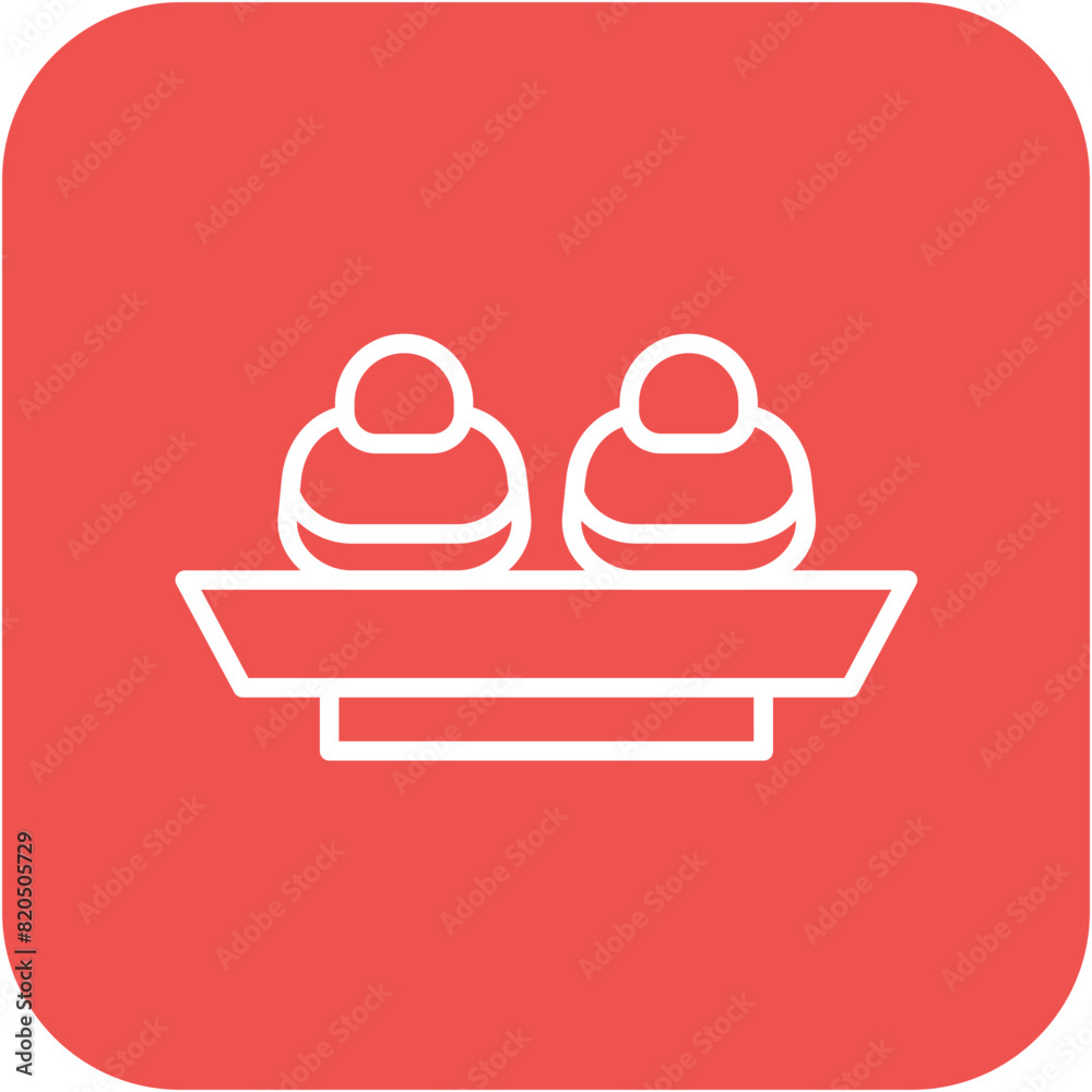 Brioche vector icon. Can be used for World Cuisine iconset.