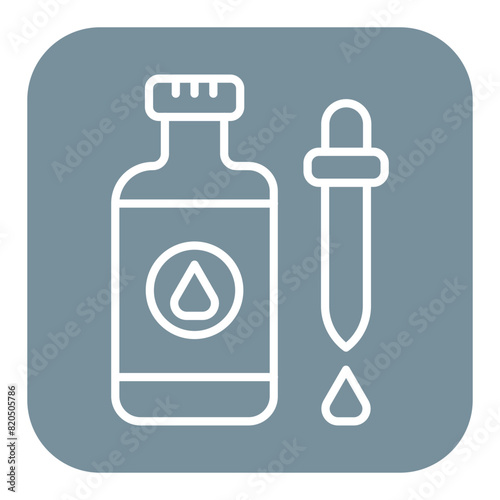 Essentail Oil vector icon. Can be used for Spa iconset.