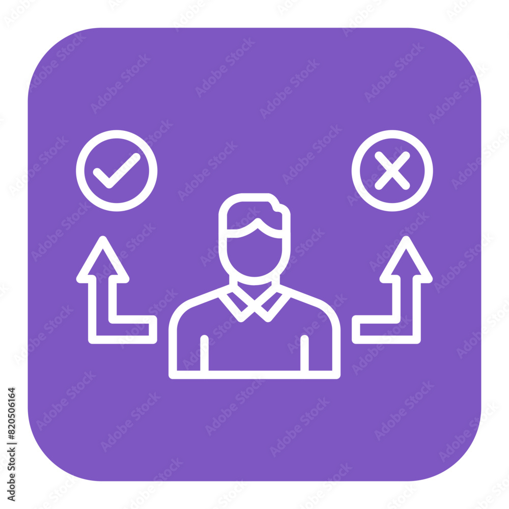 Business Decision vector icon. Can be used for Business and Finance iconset. Business Decision vector icon. Can be used for Business and Finance iconset.