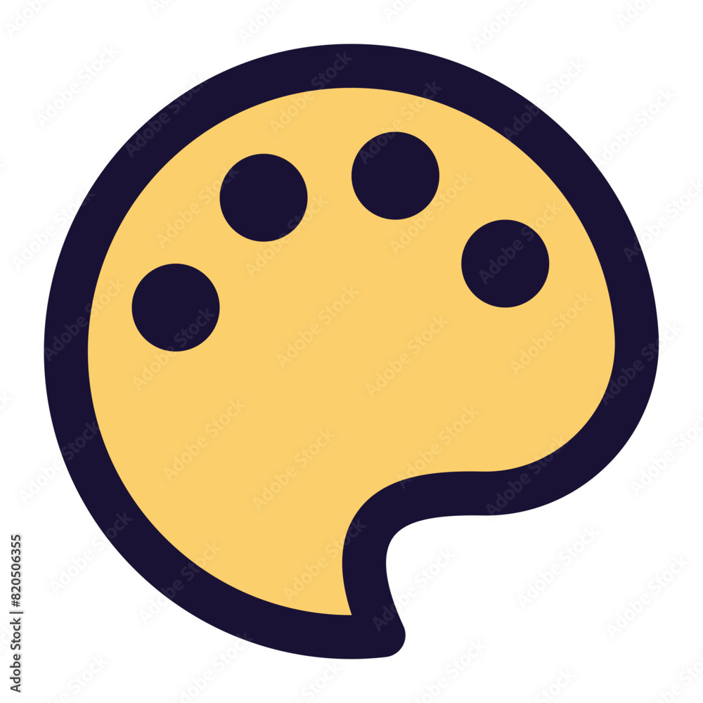 Fototapeta premium palette icon for illustration