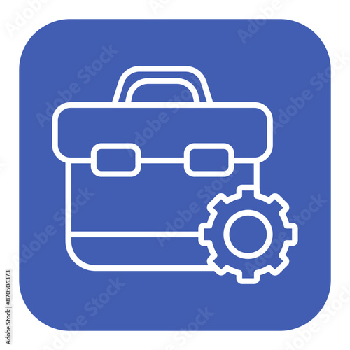 Portfolio vector icon. Can be used for Business and Finance iconset.