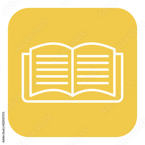 Book vector icon. Can be used for Literature iconset.