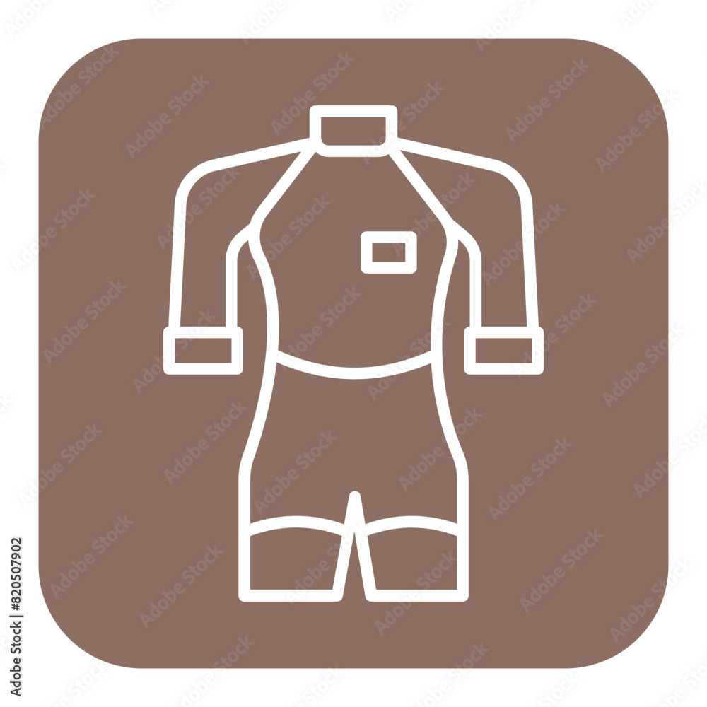 Wetsuit vector icon. Can be used for Vacation and Tourism iconset. Wetsuit vector icon. Can be used for Vacation and Tourism iconset.