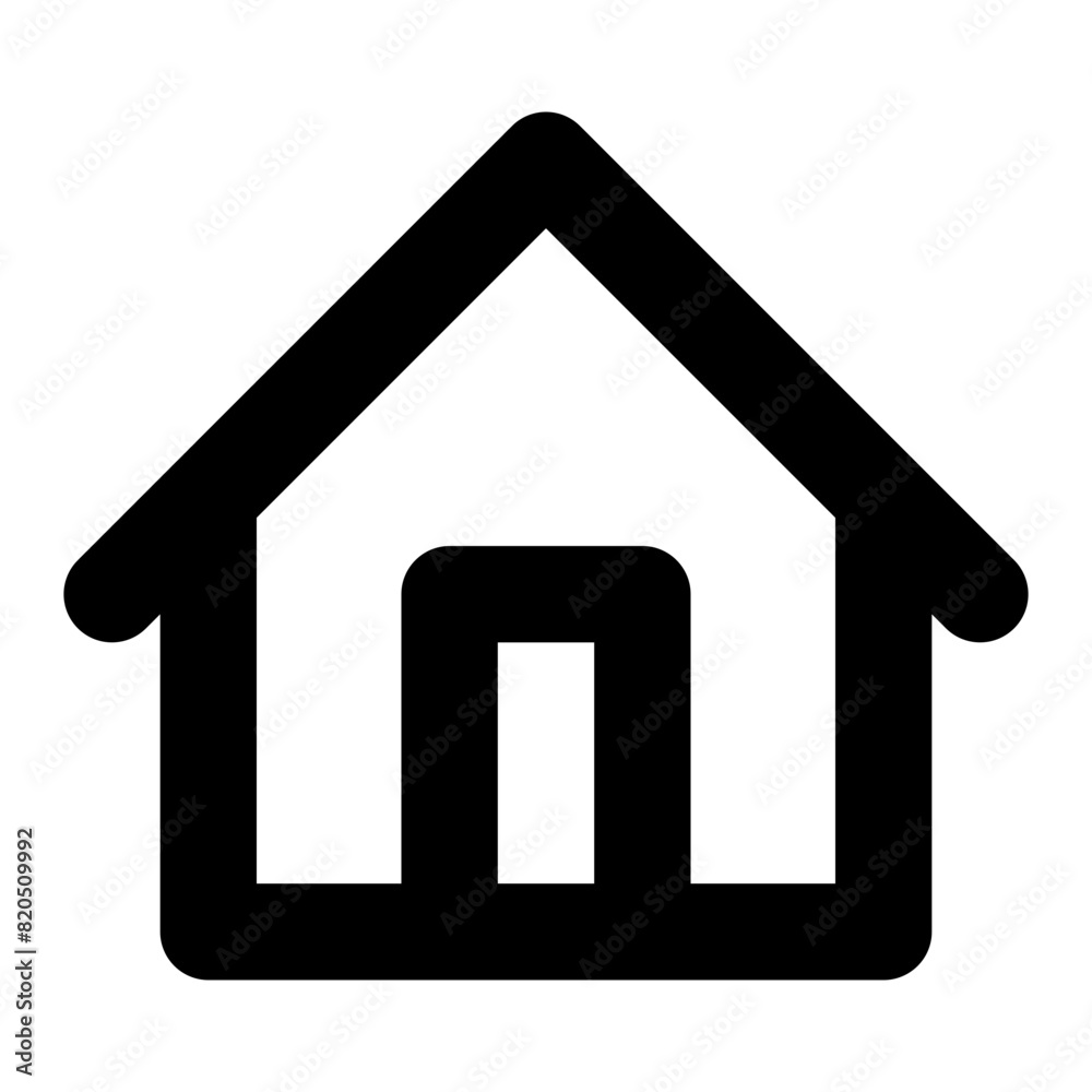 home line icon for ui and website home line icon for ui and website